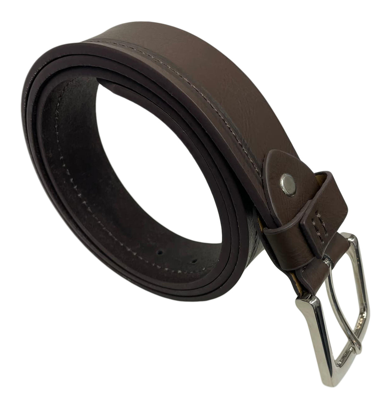 Men's Jeans Belt, Brown Belts for Men, Waist 28"- 48", Stylish Belt 1.5" Wide