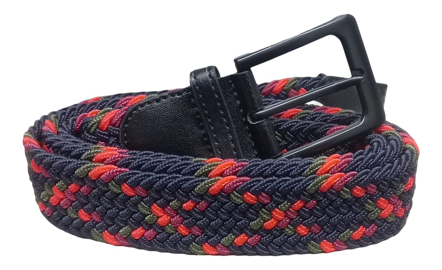 Men's Belt, Stretchy, Elasticated Belts for Men or Women, Braided Belt 1.25" Wide