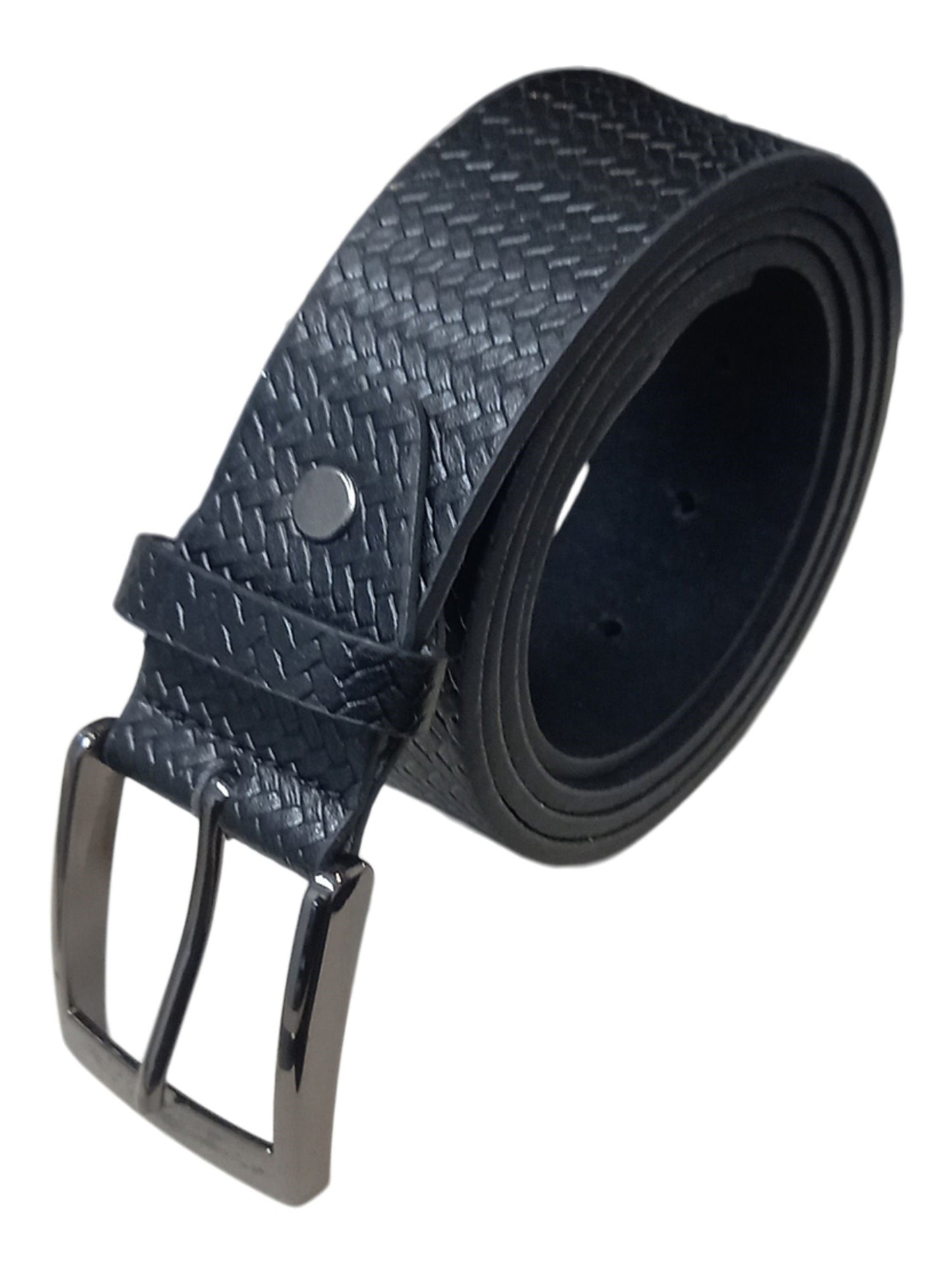 Men's Leather Lined Belt, Brown or Black 1.5" Wide, to Fit Sizes 28" - 48" Waist