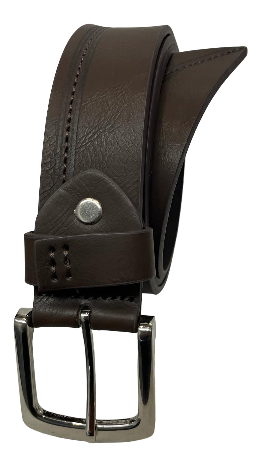 Men's Jeans Belt, Brown Belts for Men, Waist 28"- 48", Stylish Belt 1.5" Wide