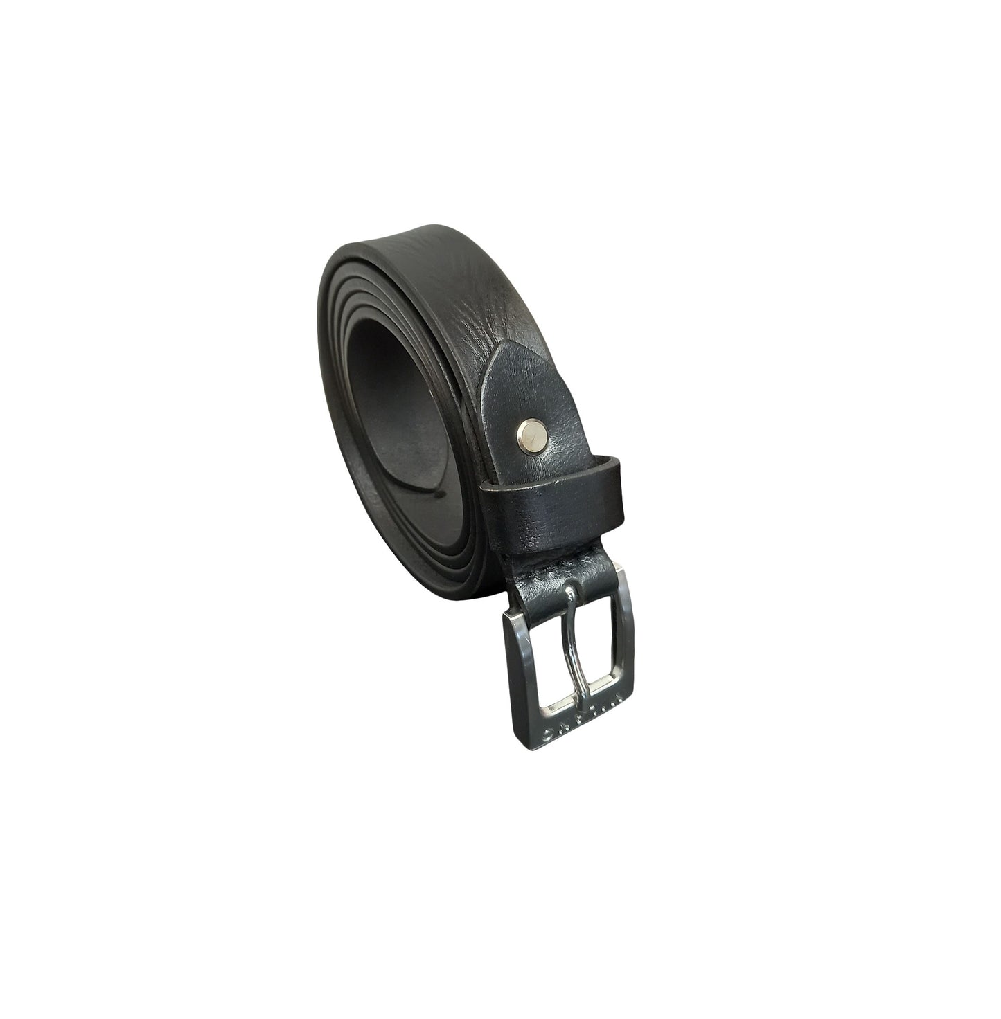 Leather Belt, Black, Full Grain Leather Belts, 1" Wide
