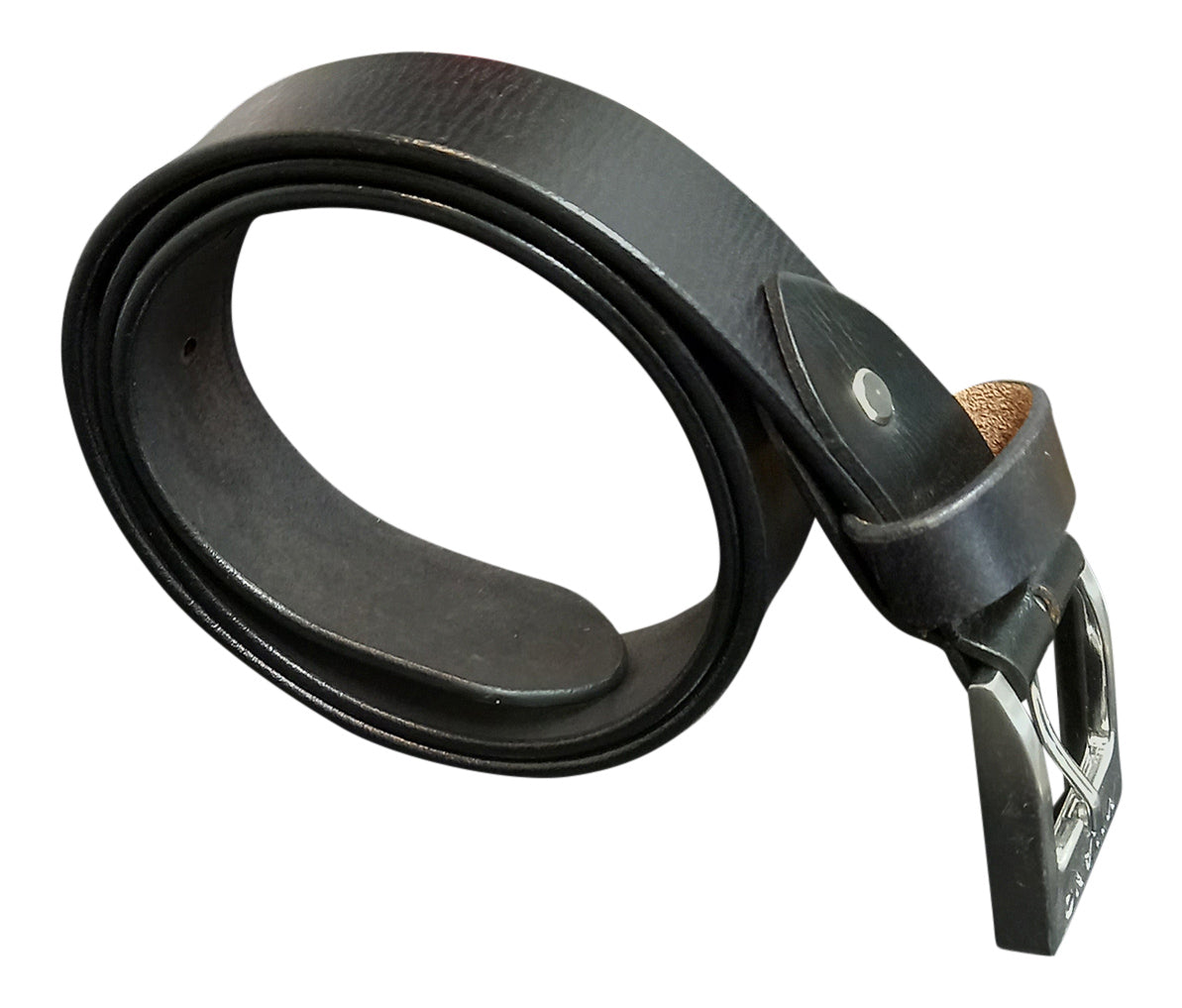 Men's Leather Belt, 100% Full Grain Leathers, Made by Milano Belts in Black or Brown