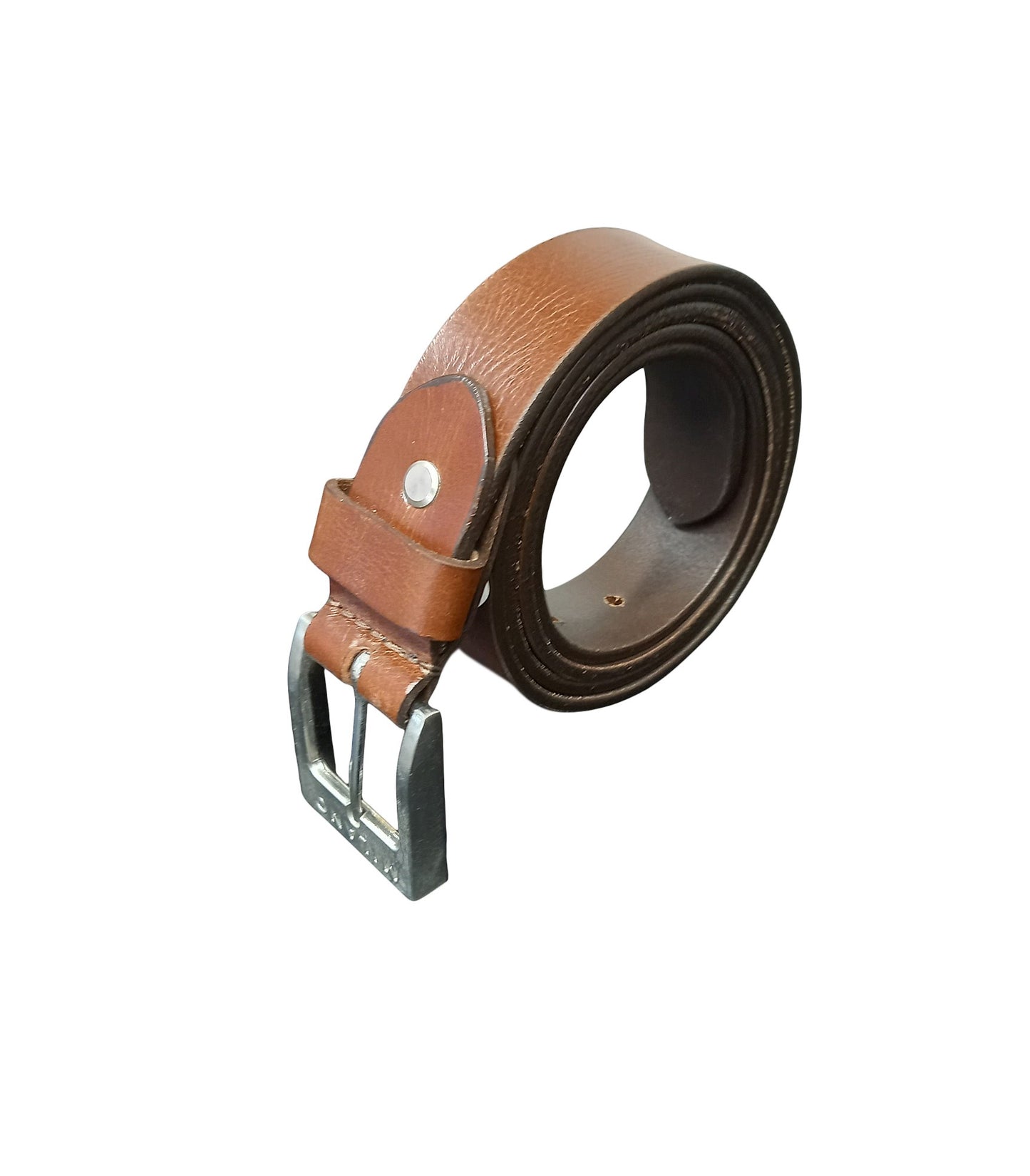 Men's Leather Belt, 100% Full Grain Leathers, Made by Milano Belts in Black or Brown