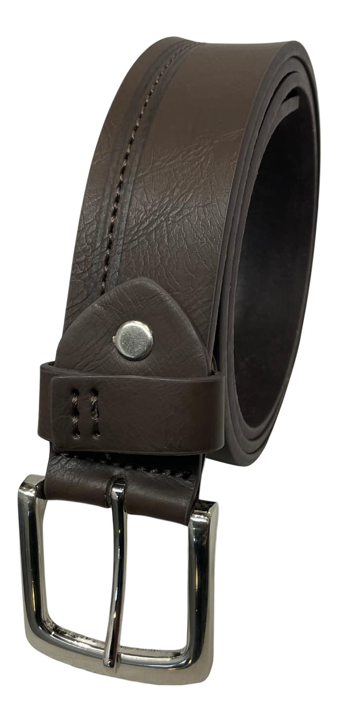 Men's Jeans Belt, Brown Belts for Men, Waist 28"- 48", Stylish Belt 1.5" Wide