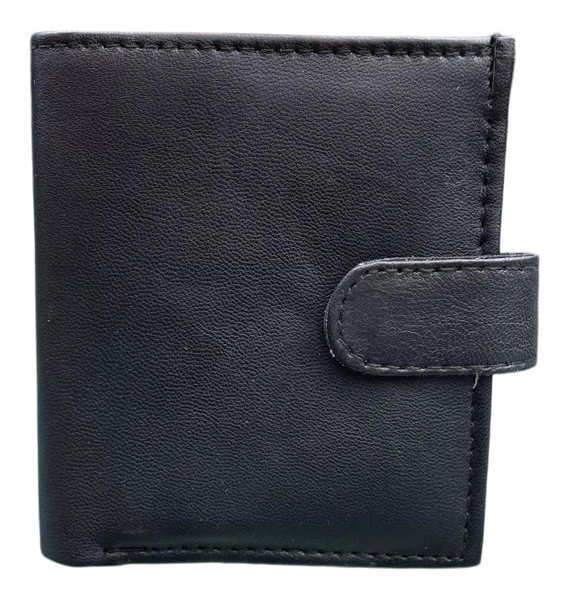 Men's Leather Wallet, with Note Slots, Card Pocket & Photo id Pocket