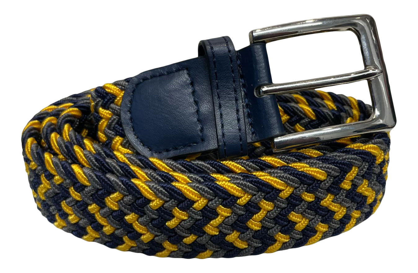 Stretchy Belt, Elasticated Belts, Braided Belt for Men 1.25" Wide