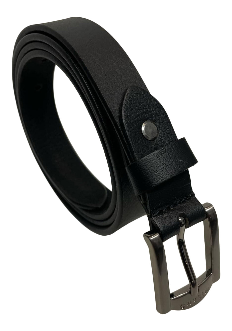 Men's Belt, Man's Real Leather Belts, Black or Brown, 28" - 48" Waist, 1" Wide