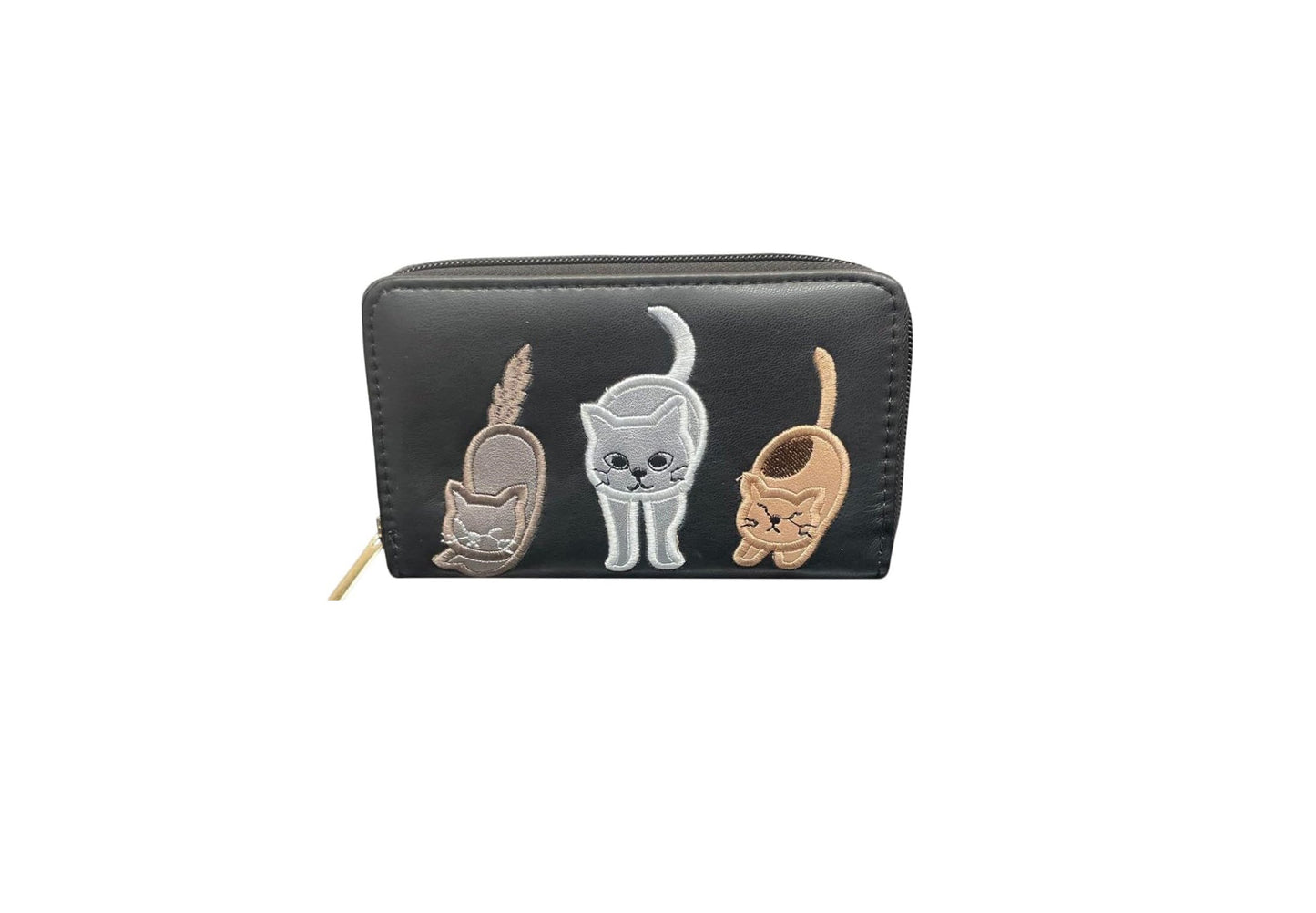 Ladies Purse, Medium Size Purses with Card and Coin Slots, Featuring Cats