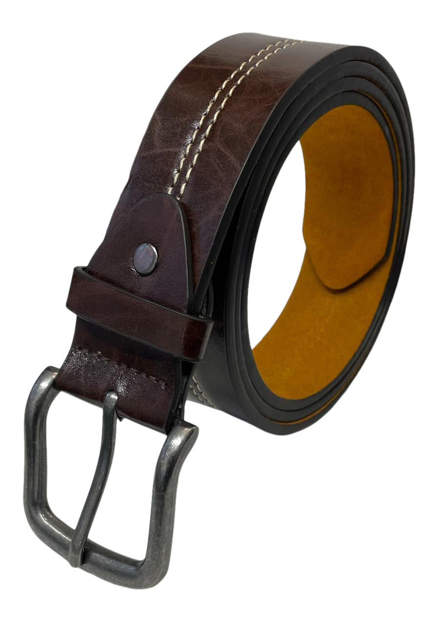Forest Belts, Men's Leather Lined Belt for Jeans, Stylish Belts for Men