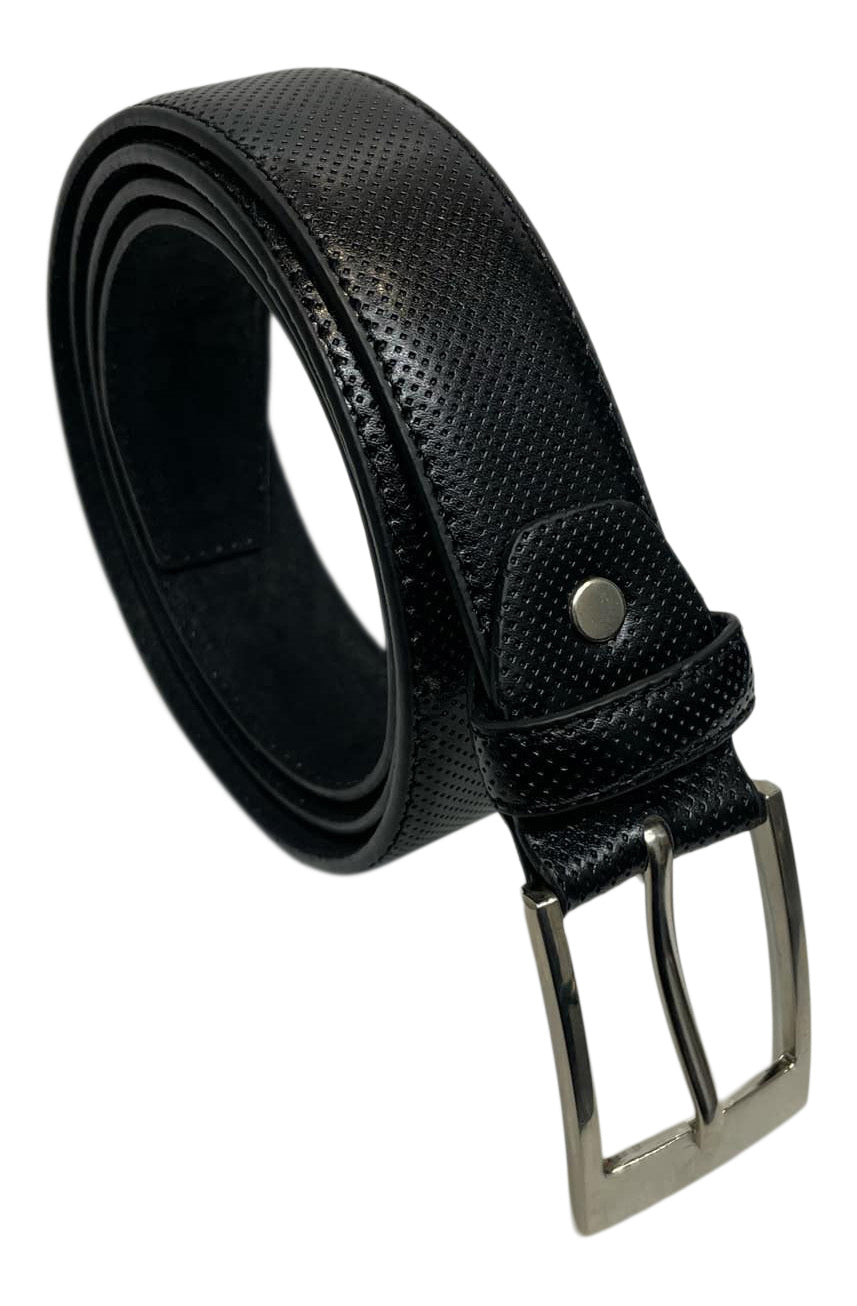 Men's Belt Black Leather Lined, Quality Belts for Men, all Sizes 28" - 48"