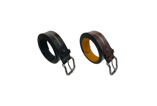 Forest Belts, Men's Leather Lined Belt for Jeans, Stylish Belts for Men