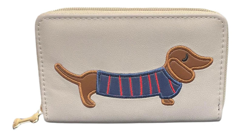 Ladies Purse, Medium Size Purses with Card and Coin Slots, Featuring Dogs