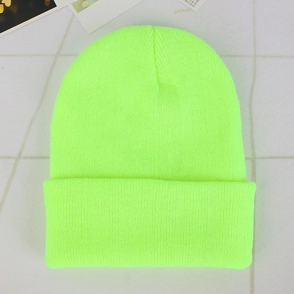 Winter Hats for Woman New Beanies Knitted Solid Cute Hat Girls Autumn Female Beanie Caps Warmer Bonnet Ladies Casual Cap