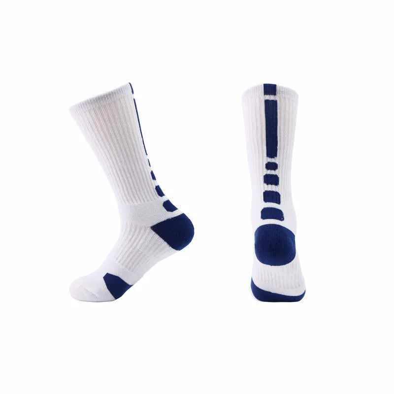 Men‘s Fitness Running, Cycling, Hiking Socks White Black Sport Socks Outdoor