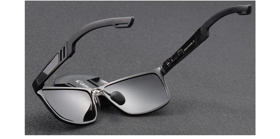 KINGSEVEN Men Polarized Sunglasses Aluminum Magnesium Sun Glasses Driving Glasses Rectangle Shades For Men Oculos masculino Male