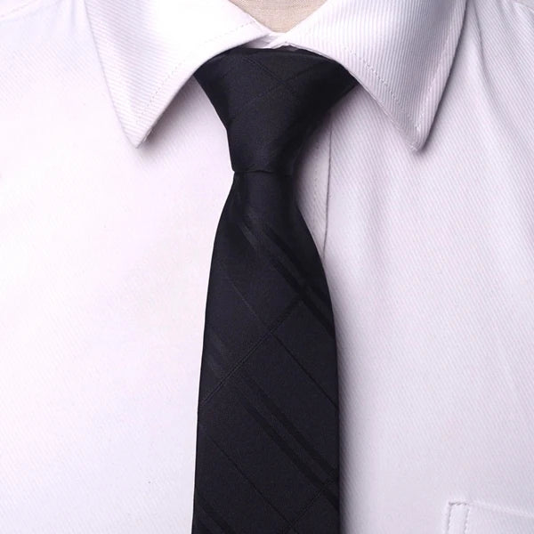 Men ties necktie Men's vestidos business wedding tie Male Dress legame gift gravata England Stripes JACQUARD WOVEN 6cm