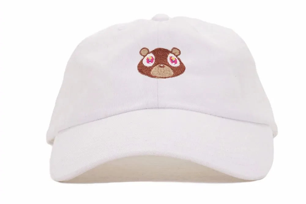 Kanye West Ye Bear Dad  Lovely Baseball Cap Summer For Men Women Snapback Unisex Exclusive Release Hip Hop Hot Style Hat