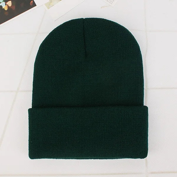 Winter Hats for Woman New Beanies Knitted Solid Cute Hat Girls Autumn Female Beanie Caps Warmer Bonnet Ladies Casual Cap