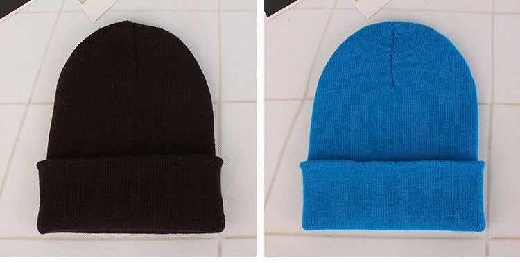 Winter Hats for Woman New Beanies Knitted Solid Cute Hat Girls Autumn Female Beanie Caps Warmer Bonnet Ladies Casual Cap