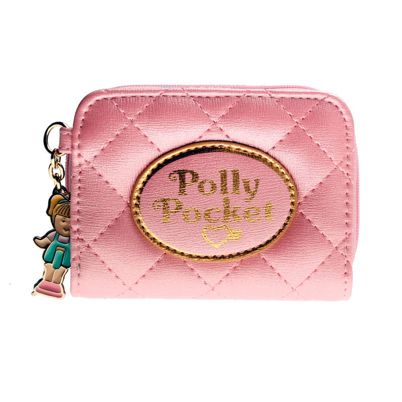 Pink Quilted Women Wallets Female Coins Purse, Ladies Purses