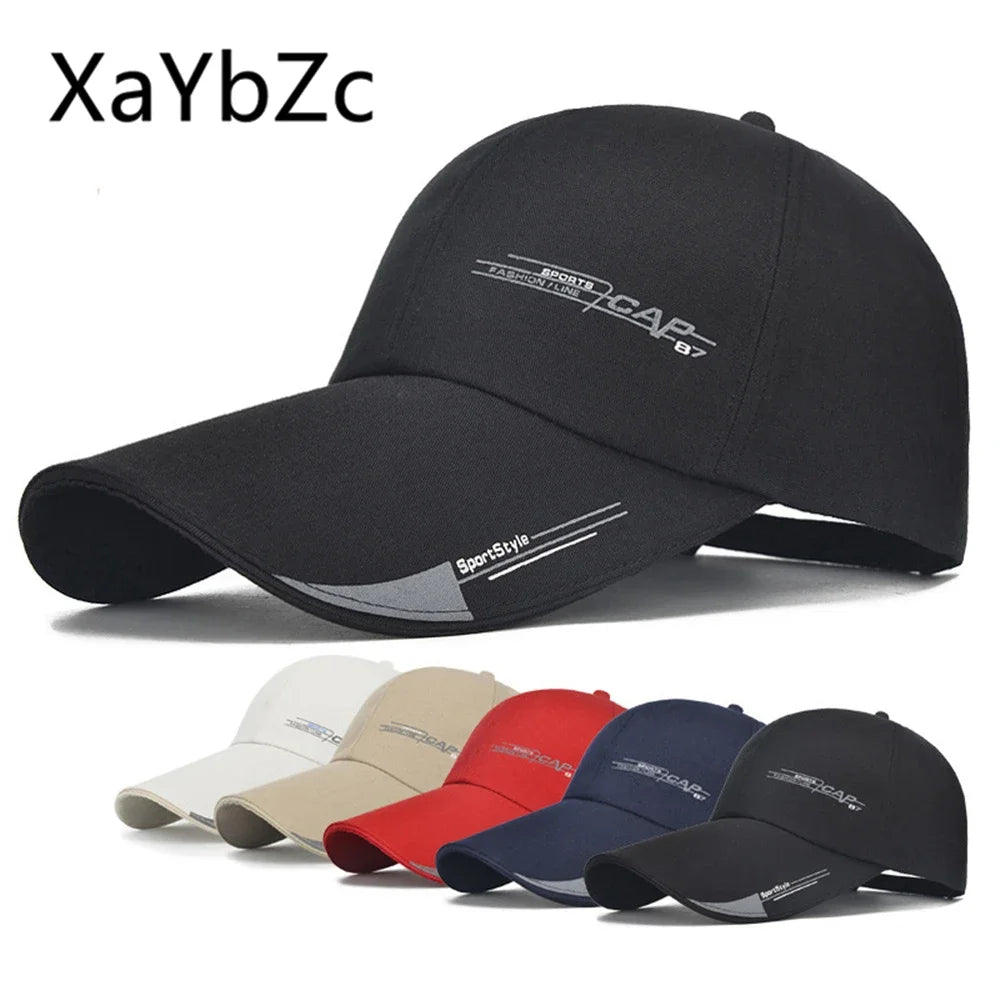 Sports Cap, Mens Outdoor Fashion Baseball Cap, Long Visor