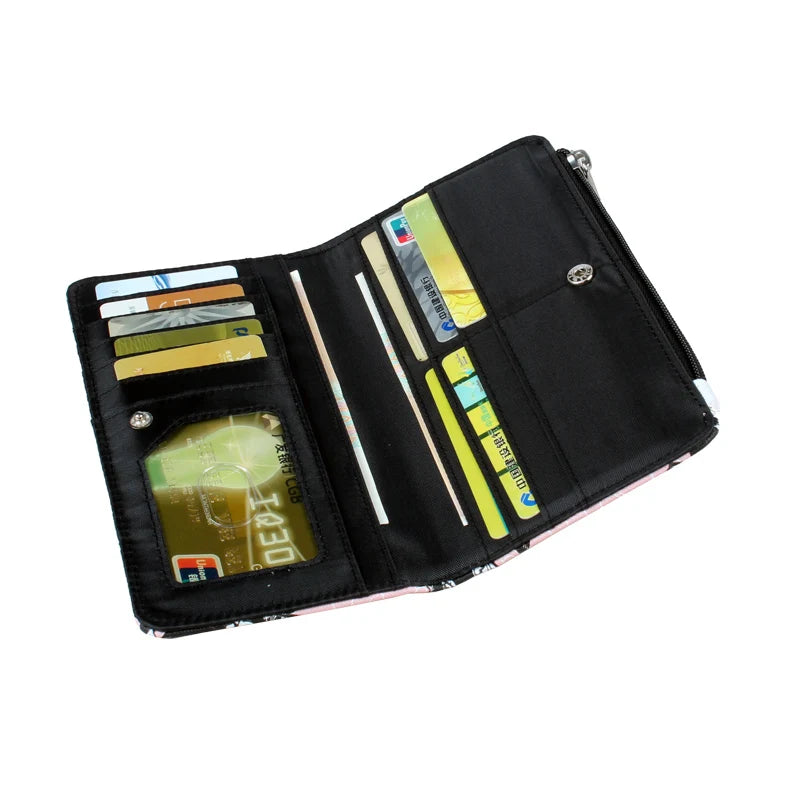 Women Long Zipper Purses Design Clutch Forever Young Wallet Female Card Holder