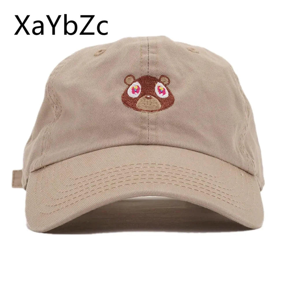 Kanye West Ye Bear Dad  Lovely Baseball Cap Summer For Men Women Snapback Unisex Exclusive Release Hip Hop Hot Style Hat