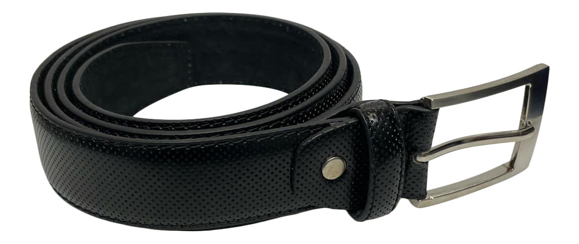 Men's Belt Black Leather Lined, Quality Belts for Men, all Sizes 28" - 48"